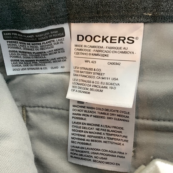 Dockers Khaki Tan Pants Classic Fit 32 x 30 - Picture 6 of 7